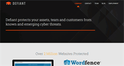Desktop Screenshot of defiant.com